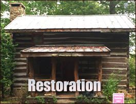 Historic Log Cabin Restoration  Bradford, Ohio